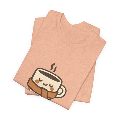 Warm Me Up Coffee Cup Unisex Jersey Short Sleeve Tee T-shirt