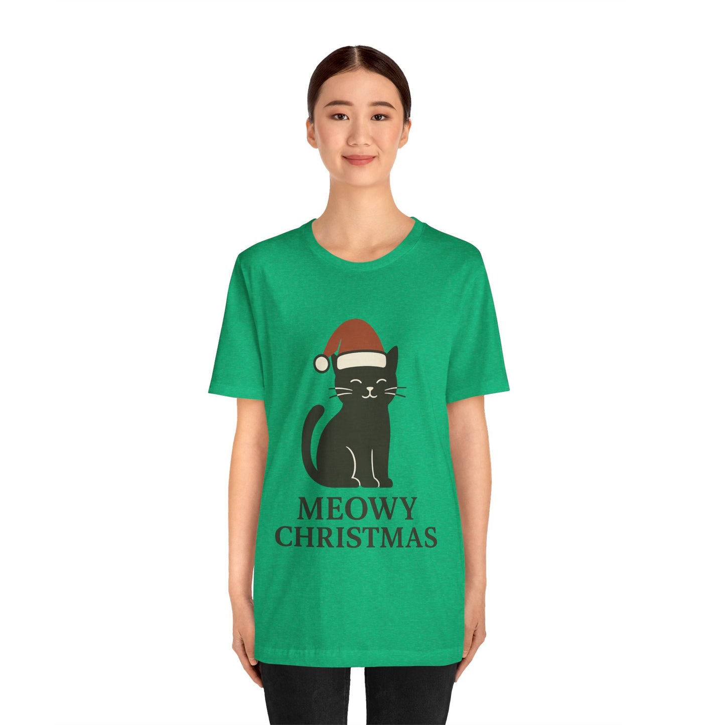 Meowy Christmas Unisex Jersey Short Sleeve Tee T-shirt