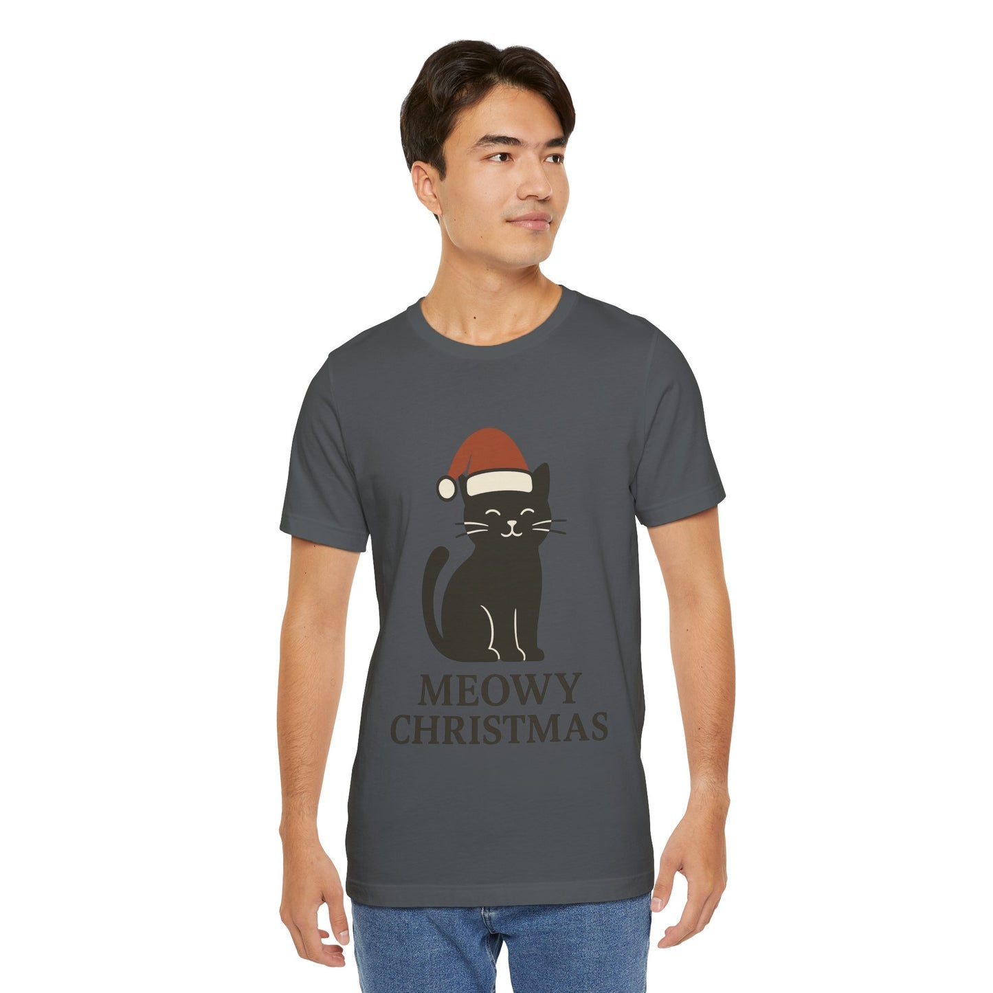 Meowy Christmas Unisex Jersey Short Sleeve Tee T-shirt