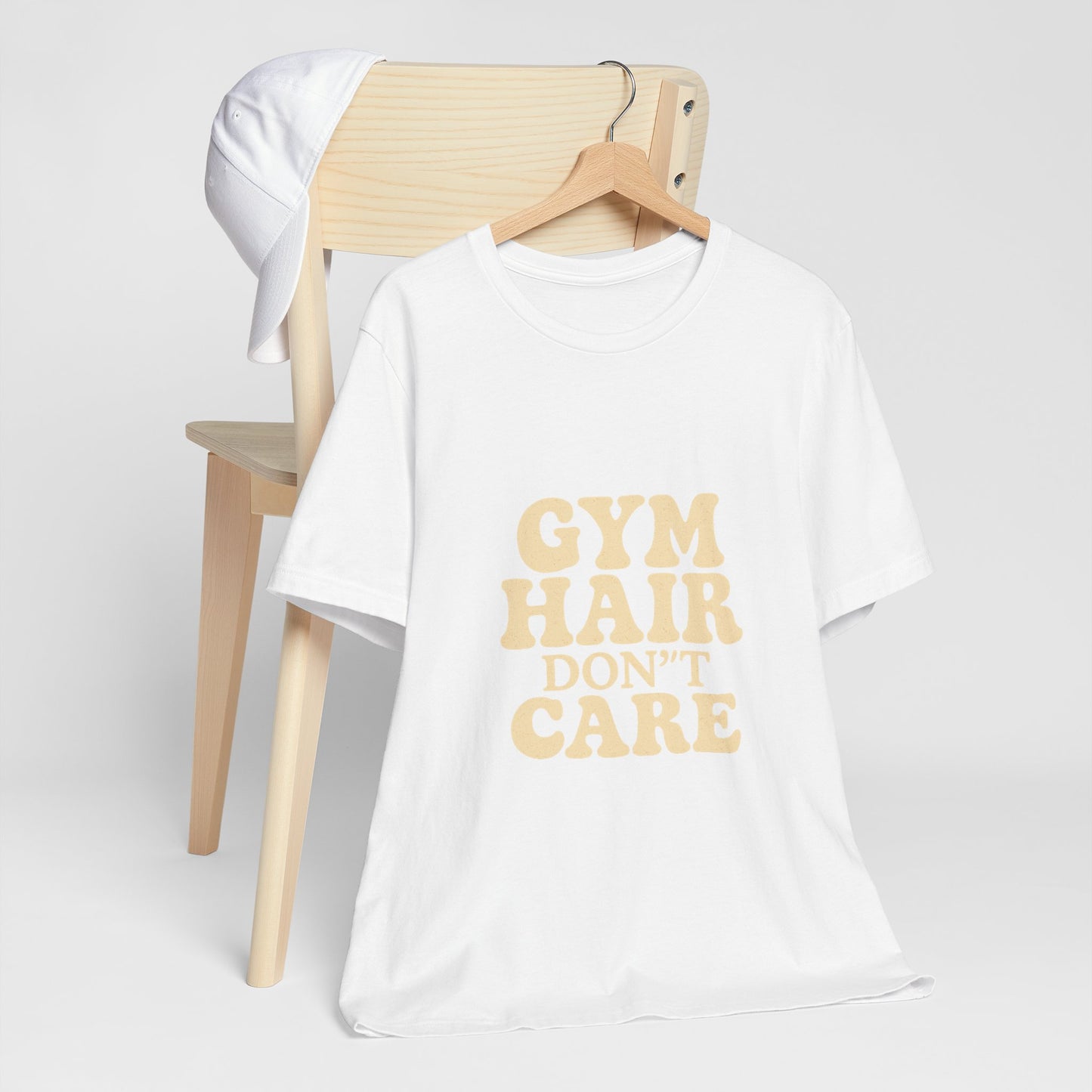 Gym Hair Don't Care Unisex Jersey Short Sleeve Tee T-shirt