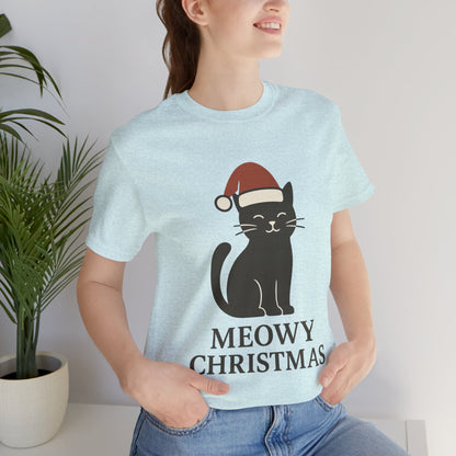 Meowy Christmas Unisex Jersey Short Sleeve Tee T-shirt