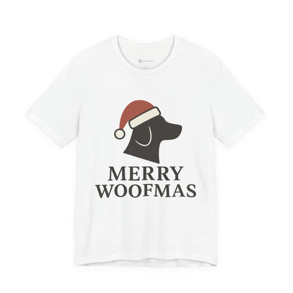 Merry Woofmas Christmas Unisex Jersey Short Sleeve Tee T-shirt
