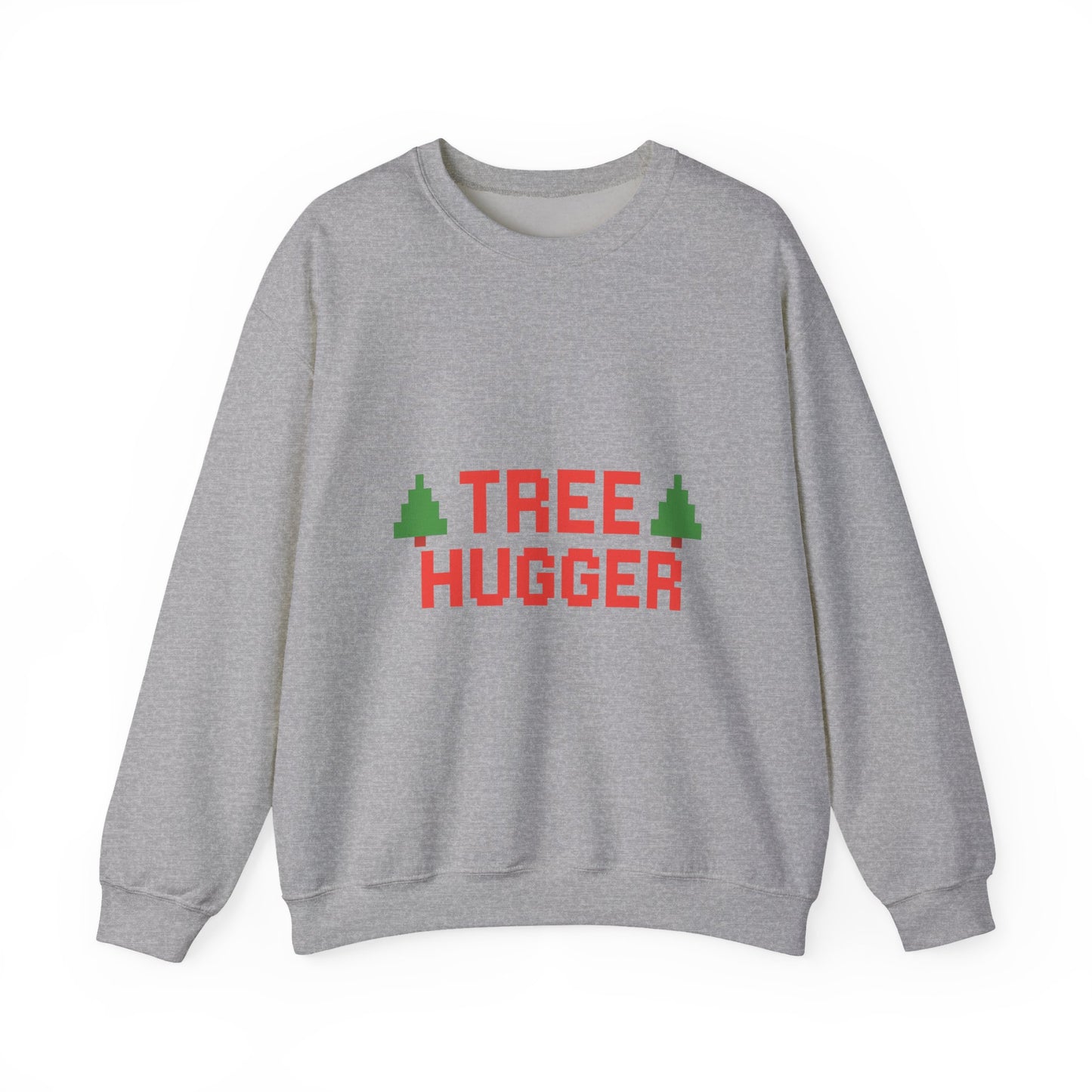 Tree Hugger Christmas Unisex Heavy Blend™ Crewneck Sweatshirt