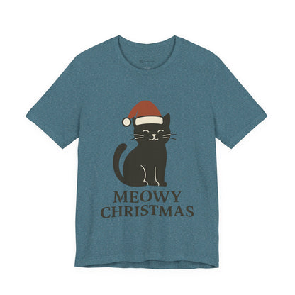 Meowy Christmas Unisex Jersey Short Sleeve Tee T-shirt