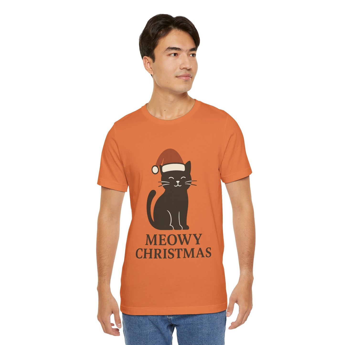 Meowy Christmas Unisex Jersey Short Sleeve Tee T-shirt