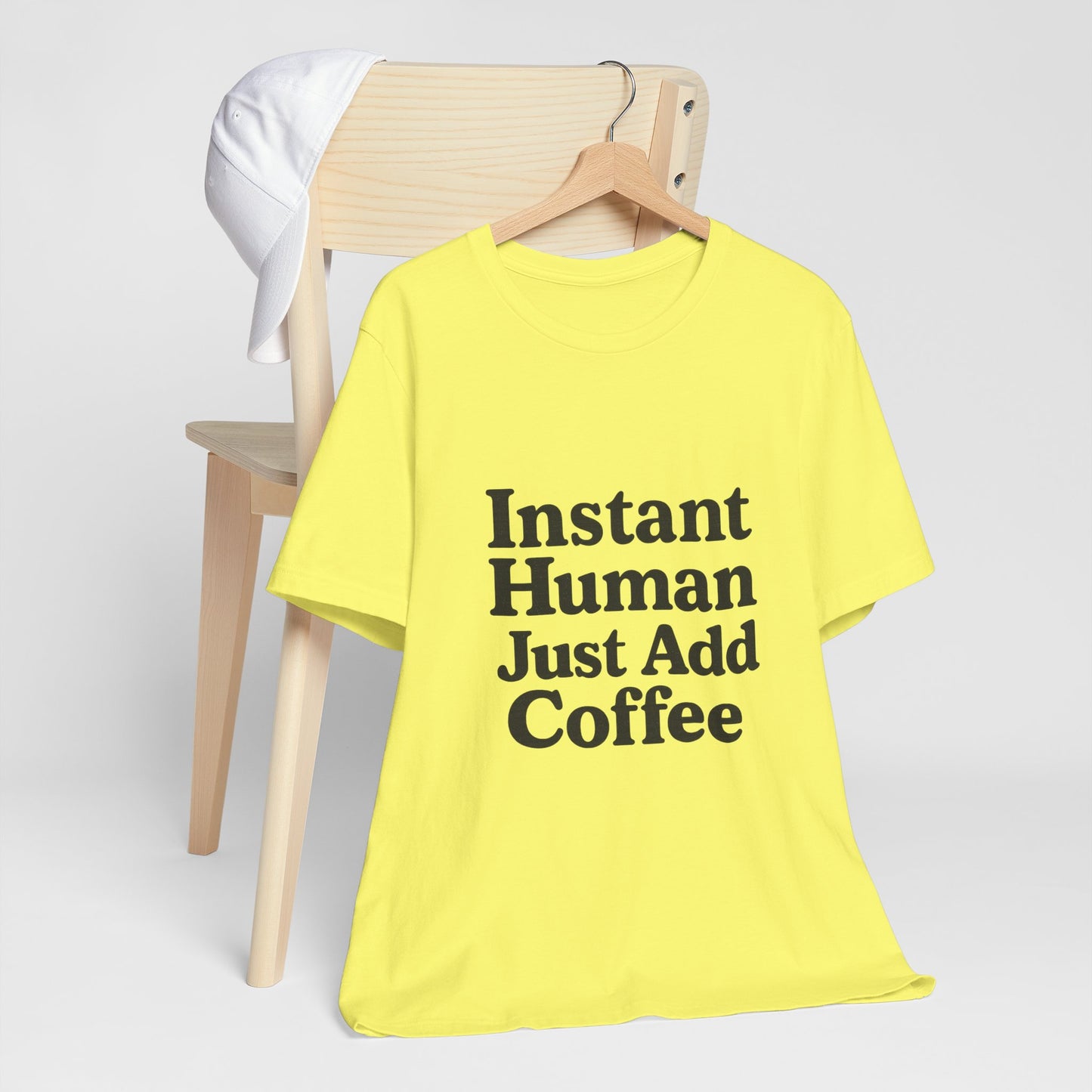 Just Add Coffee Unisex Jersey Short Sleeve Tee T-shirt