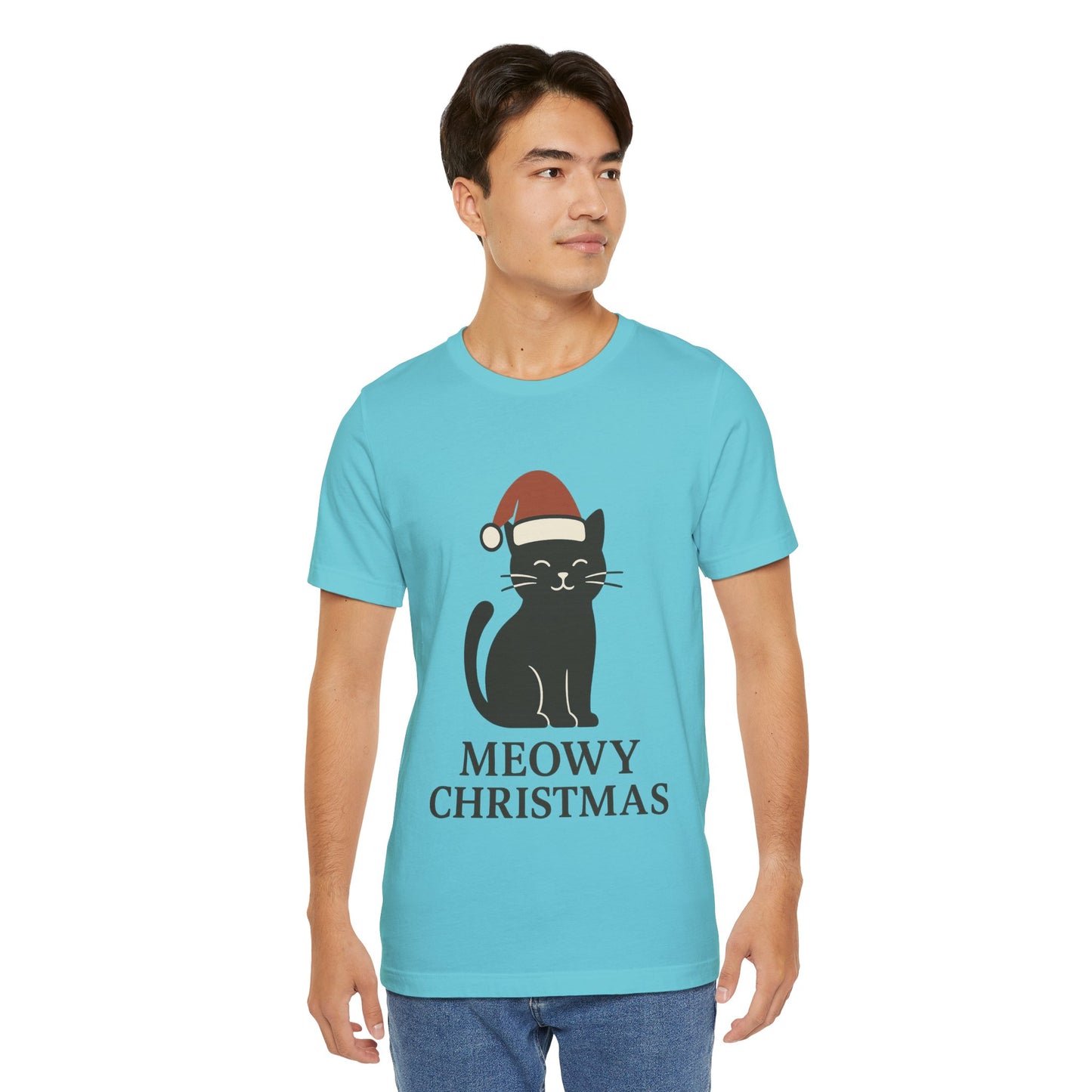 Meowy Christmas Unisex Jersey Short Sleeve Tee T-shirt
