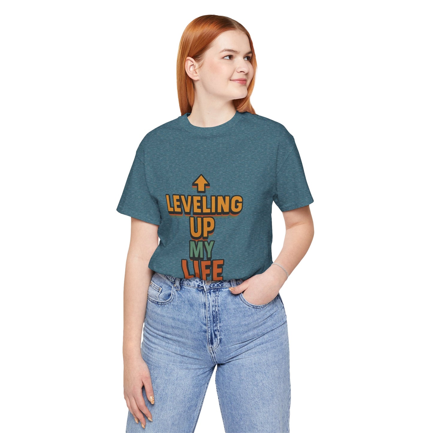 Leveling Up My Life Unisex Jersey Short Sleeve Tee T-shirt