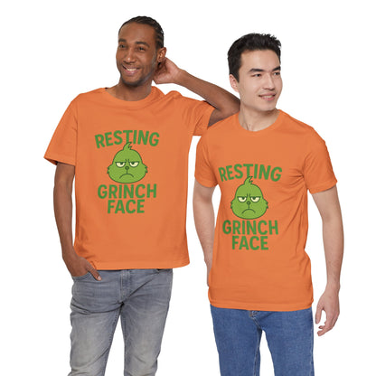 Gringe Resting Face Christmas Unisex Jersey Short Sleeve Tee T-shirt