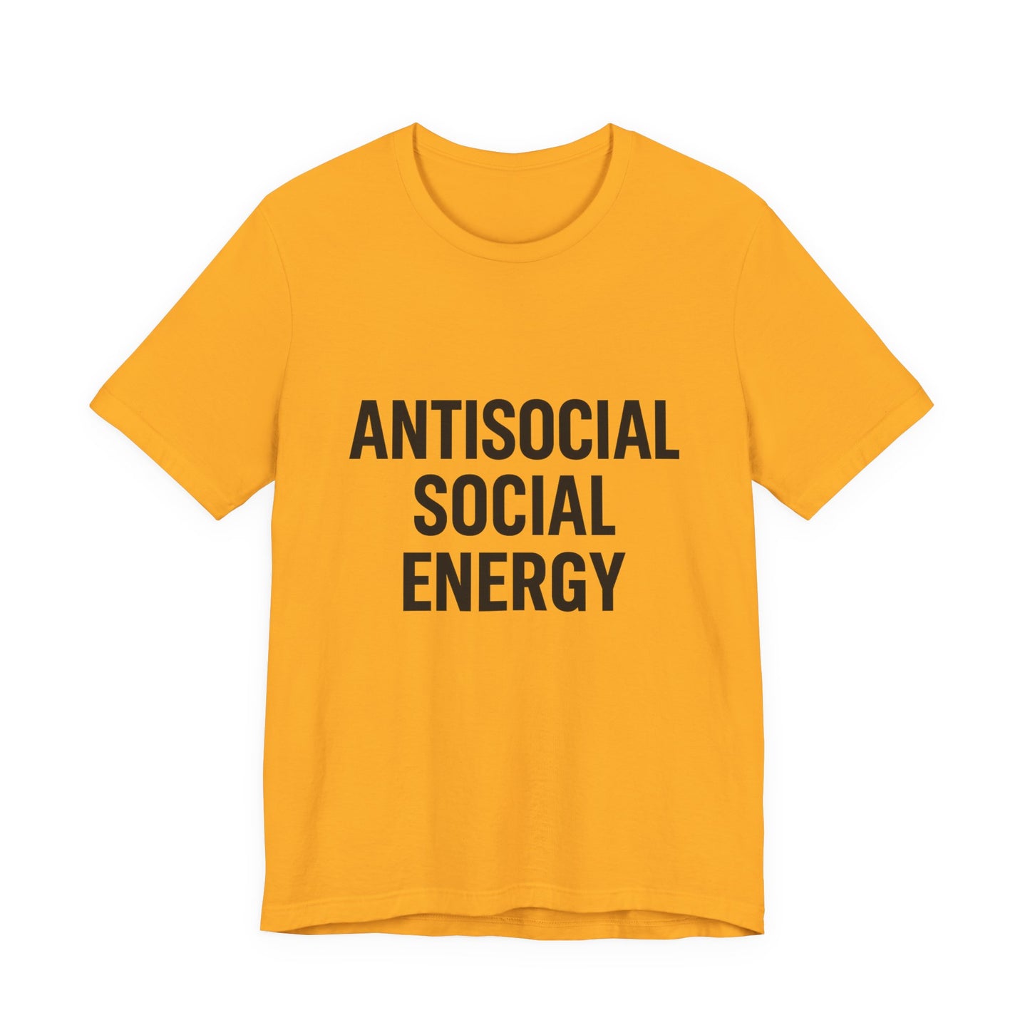 Antisocial Social Energy Unisex Jersey Short Sleeve Tee T-shirt