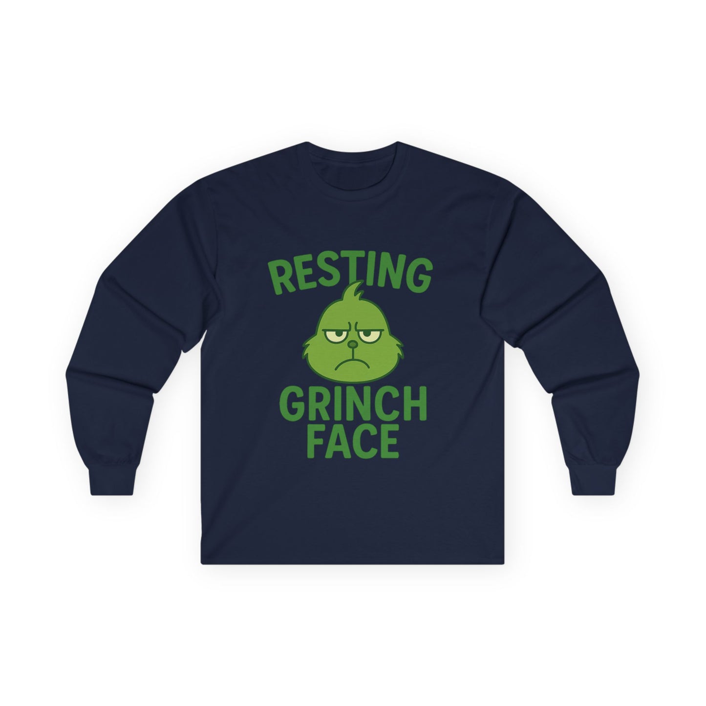 Gringe Face Christmas Unisex Ultra Cotton Long Sleeve Tee T-shirt