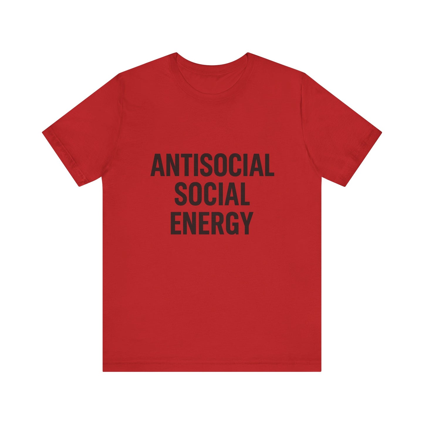Antisocial Social Energy Unisex Jersey Short Sleeve Tee T-shirt