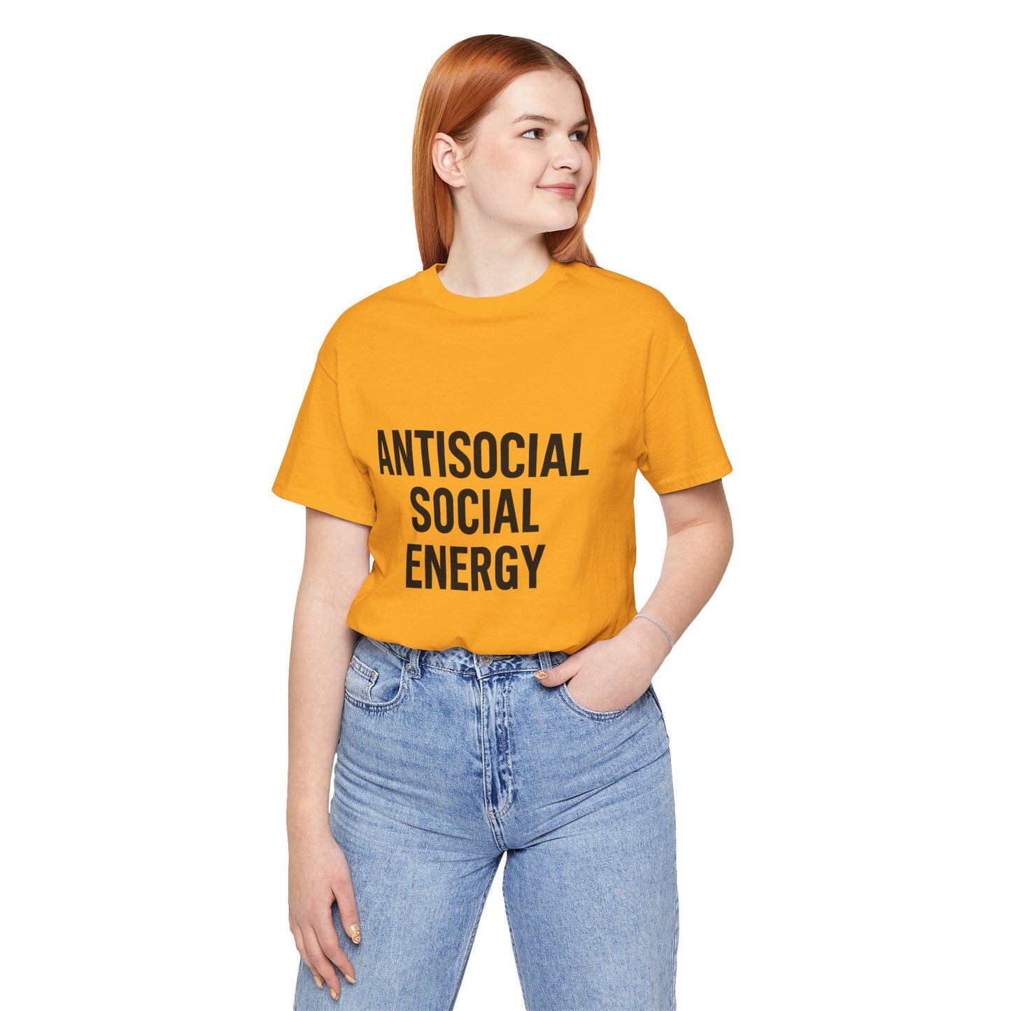 Antisocial Social Energy Unisex Jersey Short Sleeve Tee T-shirt