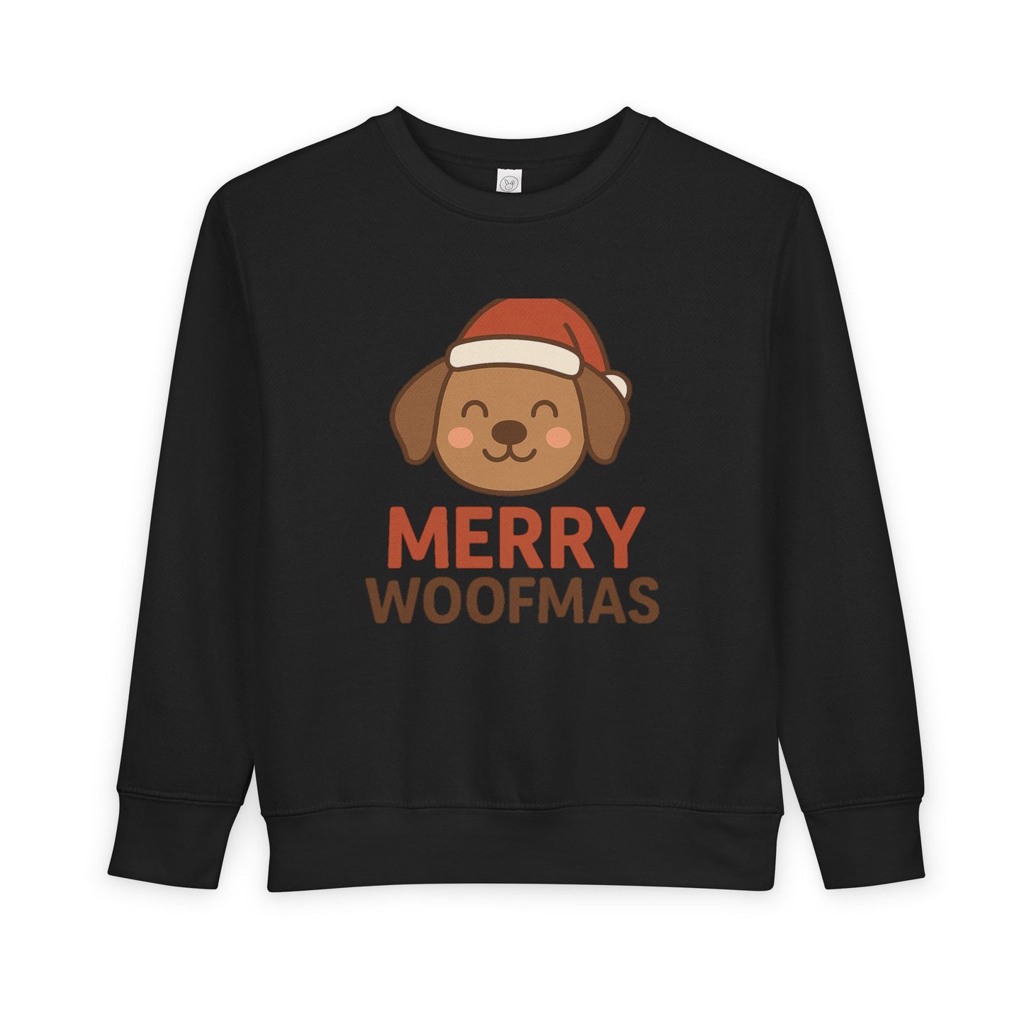 Merry Woofmas Christmas Toddler Sweatshirt