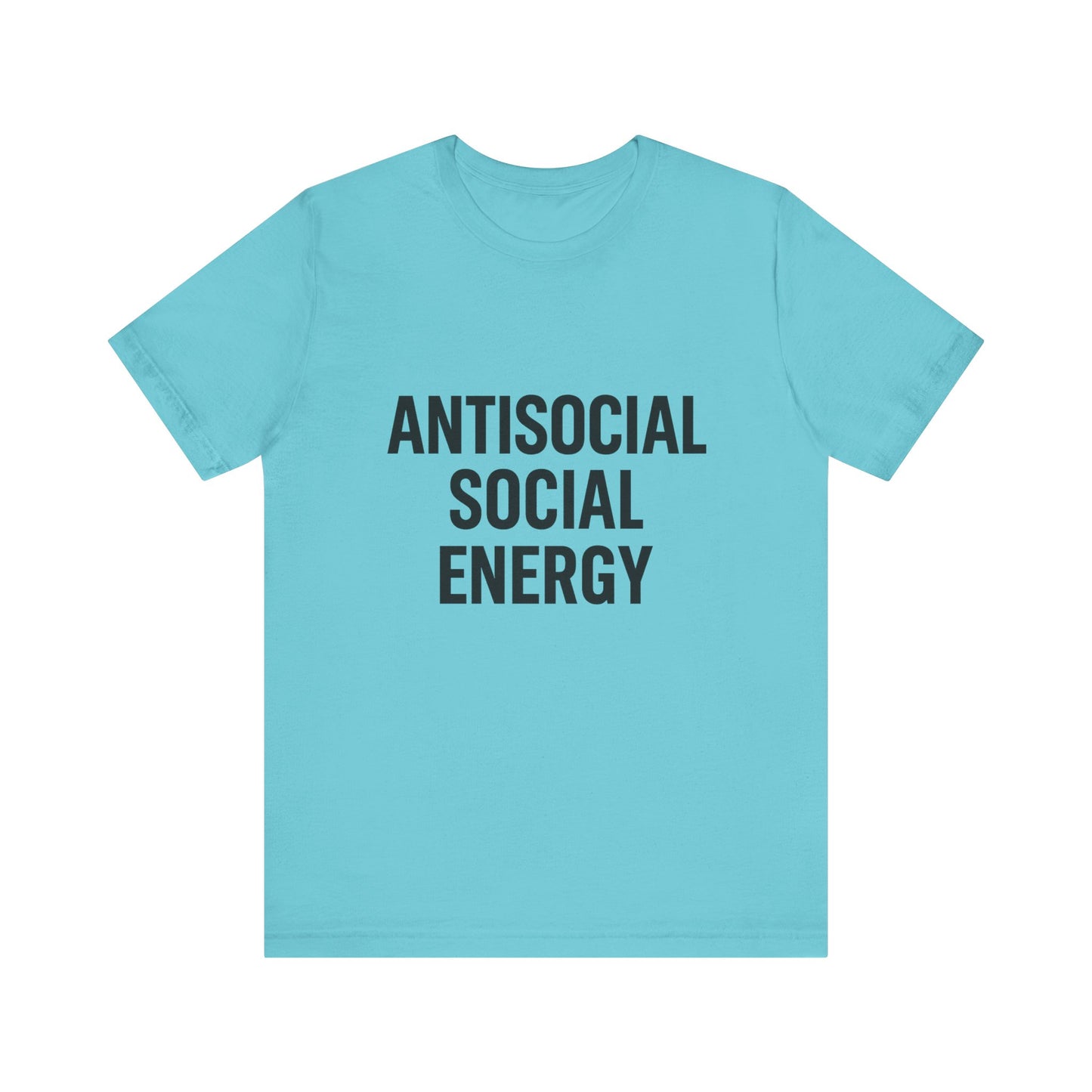 Antisocial Social Energy Unisex Jersey Short Sleeve Tee T-shirt