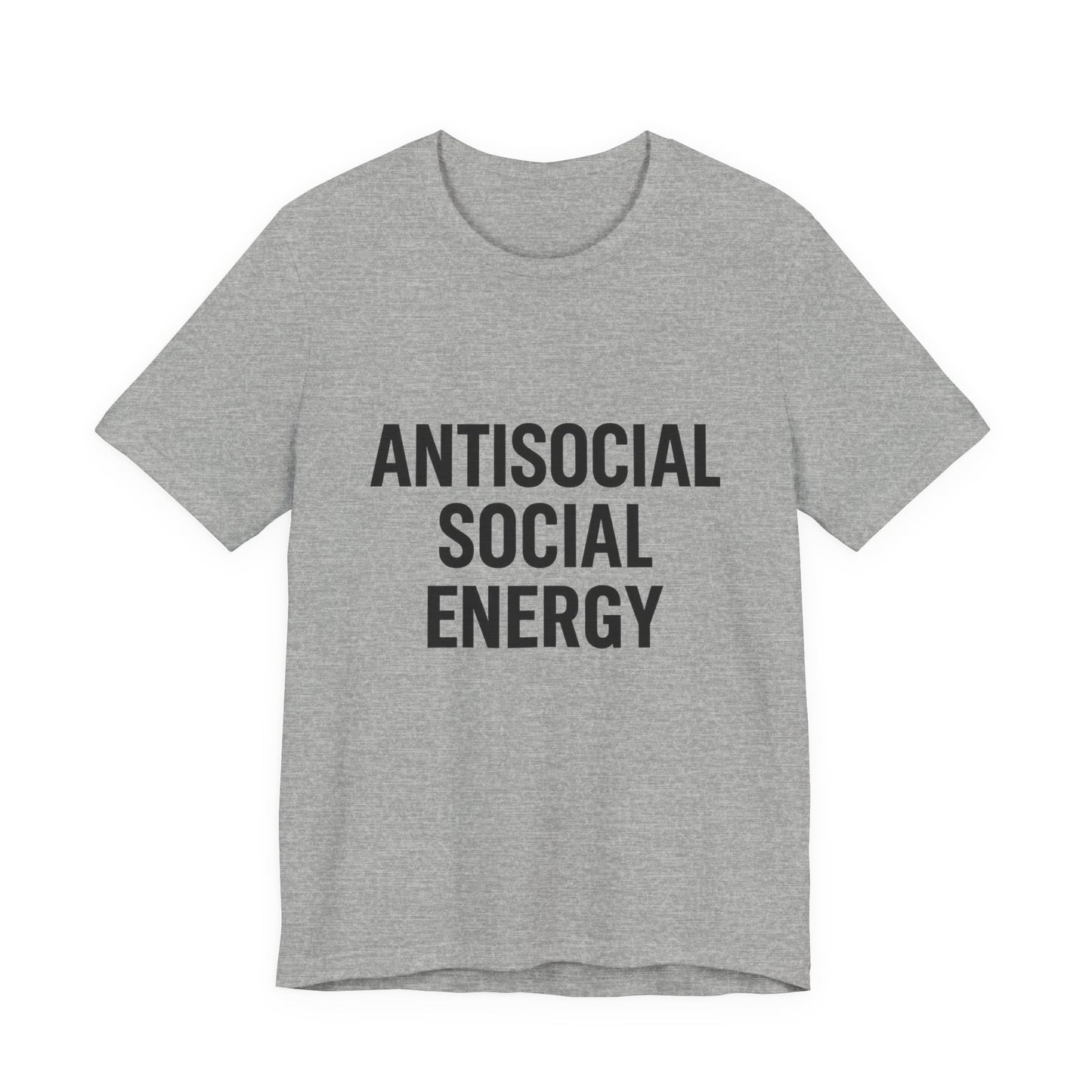 Antisocial Social Energy Unisex Jersey Short Sleeve Tee T-shirt