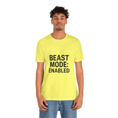 Beast Mode Enabled Unisex Jersey Short Sleeve Tee T-shirt