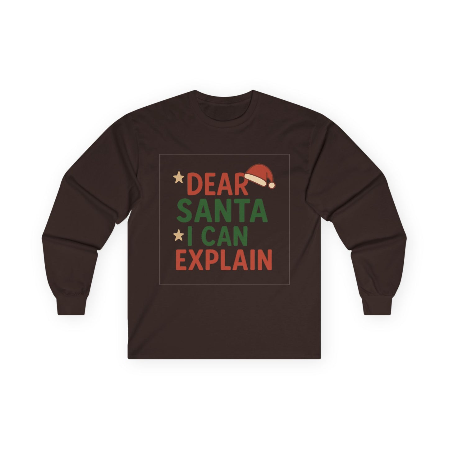 Dear Santa I Can Explain Christmas Unisex Ultra Cotton Long Sleeve Tee