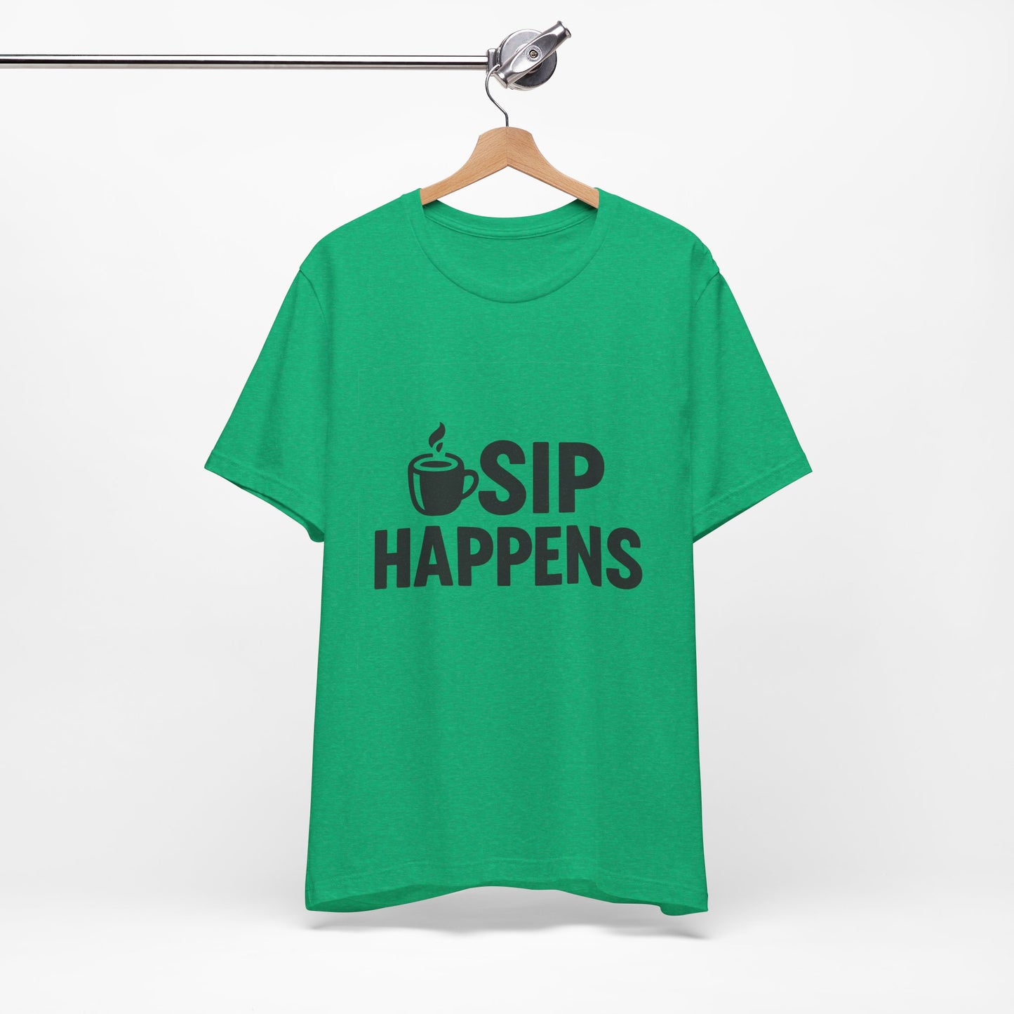 Sip Happens Minimal Edition Unisex Jersey Short Sleeve Tee T-shirt