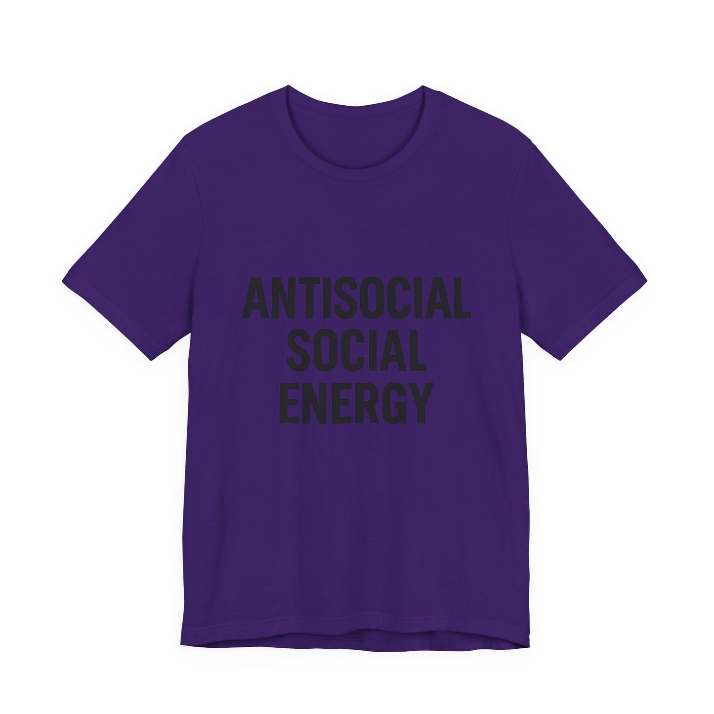Antisocial Social Energy Unisex Jersey Short Sleeve Tee T-shirt