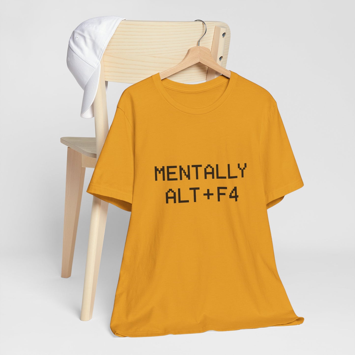 Mentally Alt + F4 Geeky Humor Unisex Jersey Short Sleeve Tee T-shirt