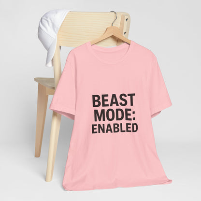 Beast Mode Enabled Unisex Jersey Short Sleeve Tee T-shirt