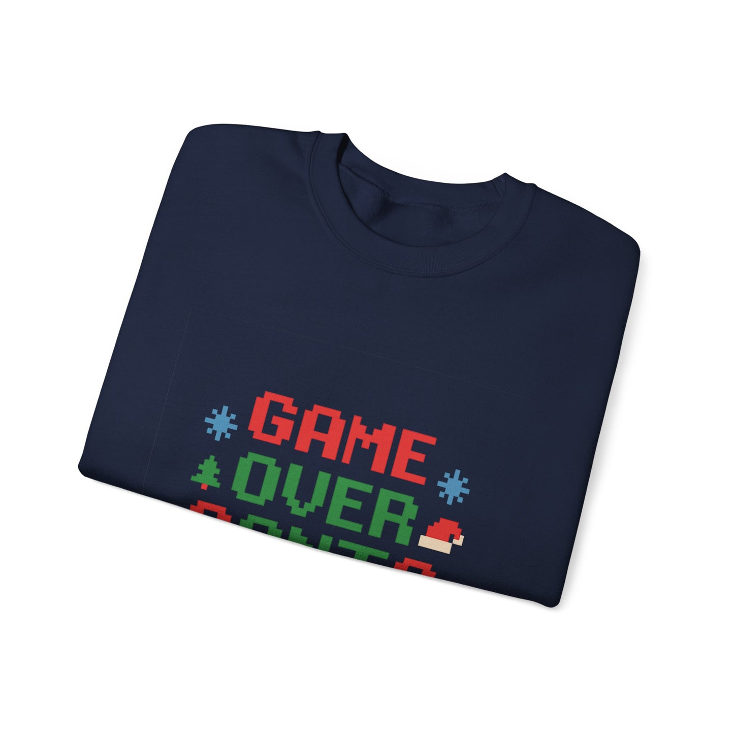 Game Over Santa Is Here Christmas Unisex Heavy Blend™ Crewneck Sweatshirt