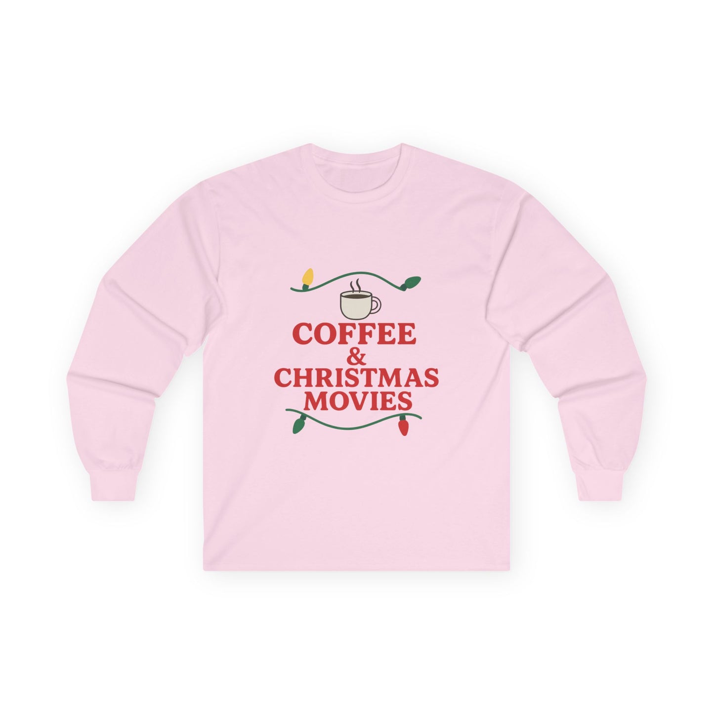 Coffee & Christmas Movies Unisex Ultra Cotton Long Sleeve Tee