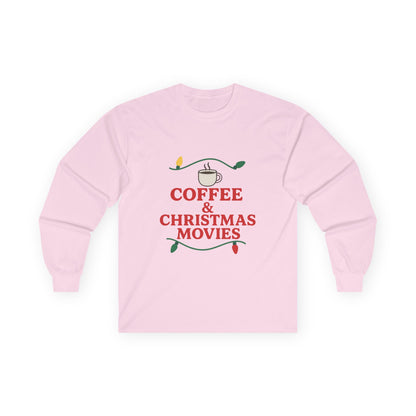 Coffee & Christmas Movies Unisex Ultra Cotton Long Sleeve Tee