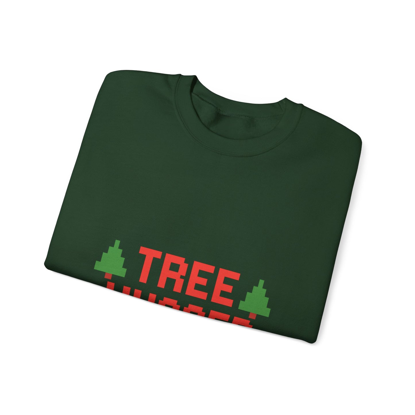 Tree Hugger Christmas Unisex Heavy Blend™ Crewneck Sweatshirt