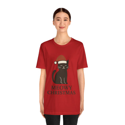 Meowy Christmas Unisex Jersey Short Sleeve Tee T-shirt
