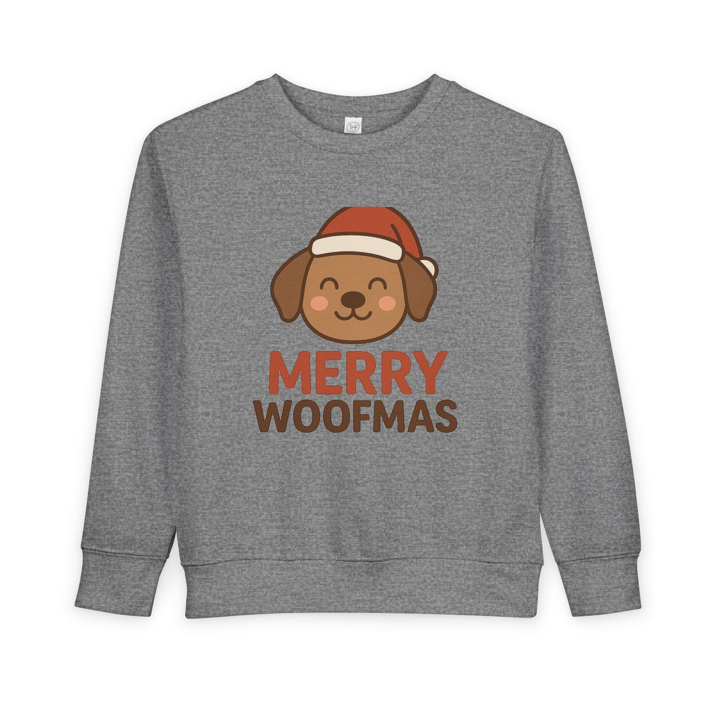 Merry Woofmas Christmas Toddler Sweatshirt