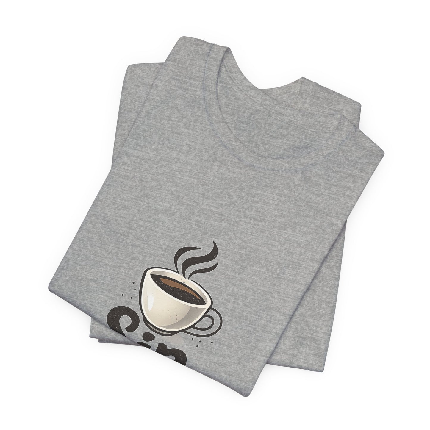 Sip Happens Coffee Cup Unisex Jersey Short Sleeve Tee T-shirt