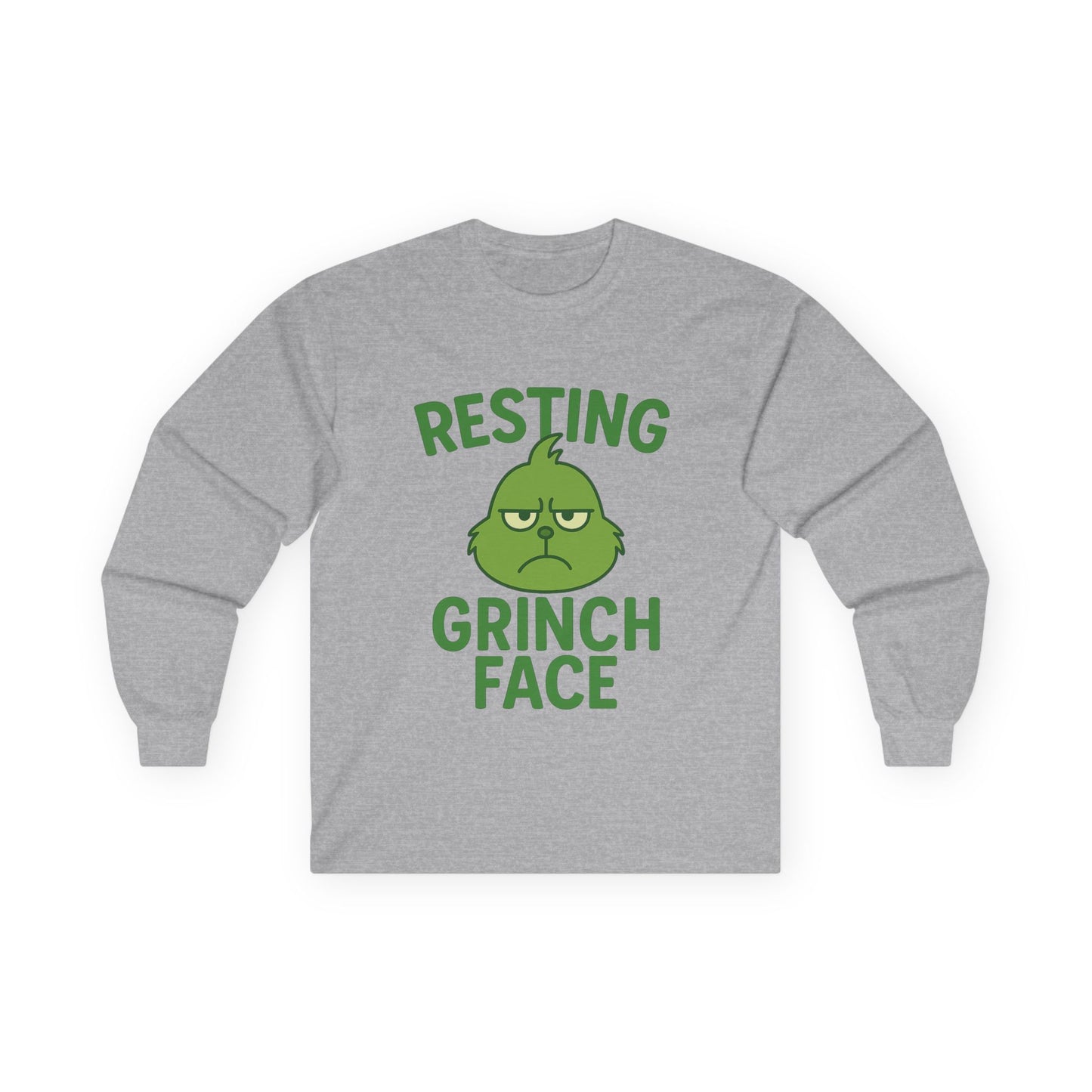 Gringe Face Christmas Unisex Ultra Cotton Long Sleeve Tee T-shirt