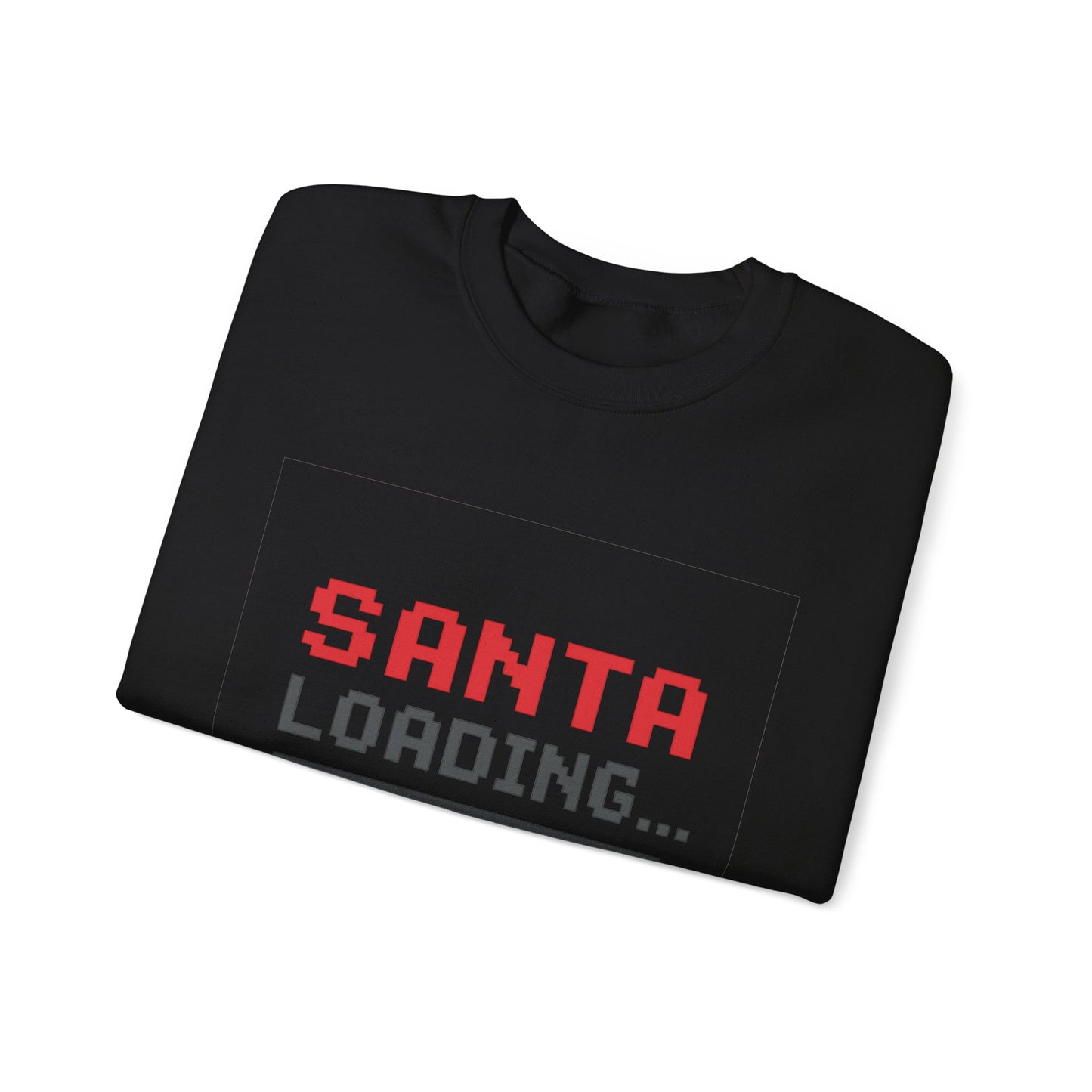 Santa Loading Bar Christmas Unisex Heavy Blend™ Crewneck Sweatshirt