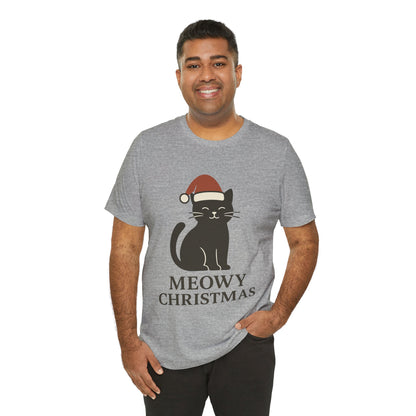 Meowy Christmas Unisex Jersey Short Sleeve Tee T-shirt