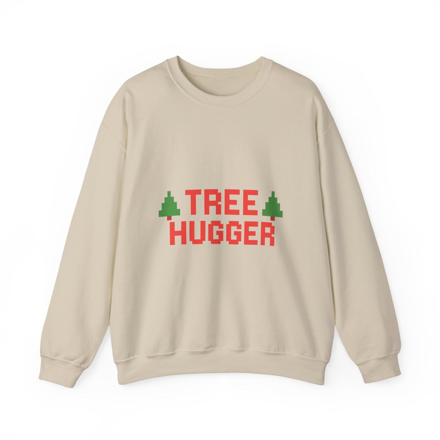 Tree Hugger Christmas Unisex Heavy Blend™ Crewneck Sweatshirt