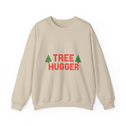 Tree Hugger Christmas Unisex Heavy Blend™ Crewneck Sweatshirt