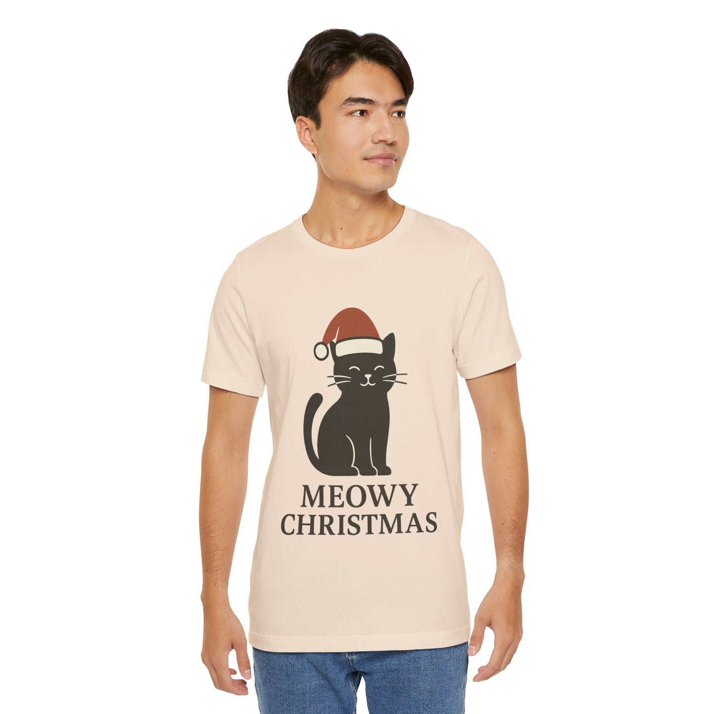 Meowy Christmas Unisex Jersey Short Sleeve Tee T-shirt