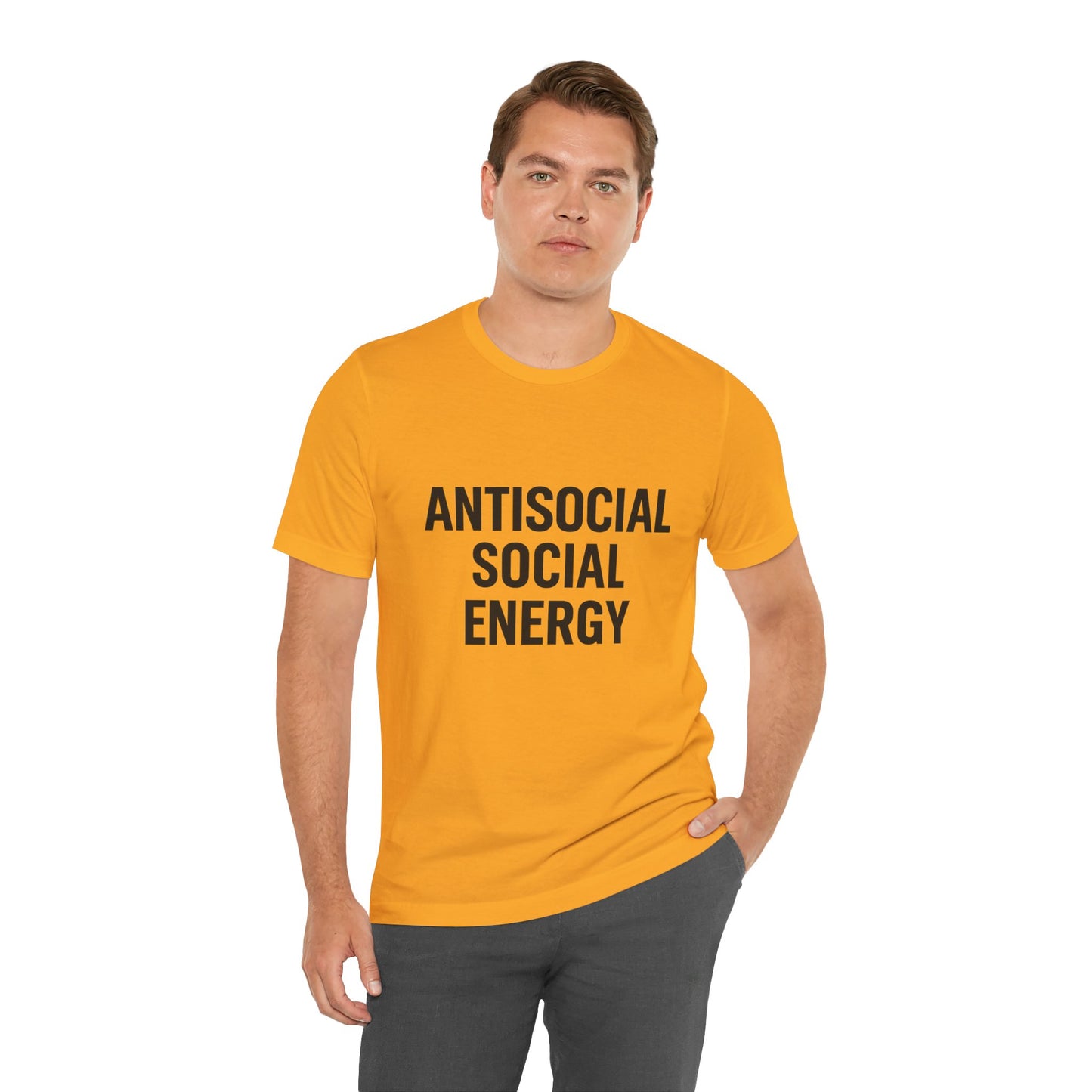 Antisocial Social Energy Unisex Jersey Short Sleeve Tee T-shirt