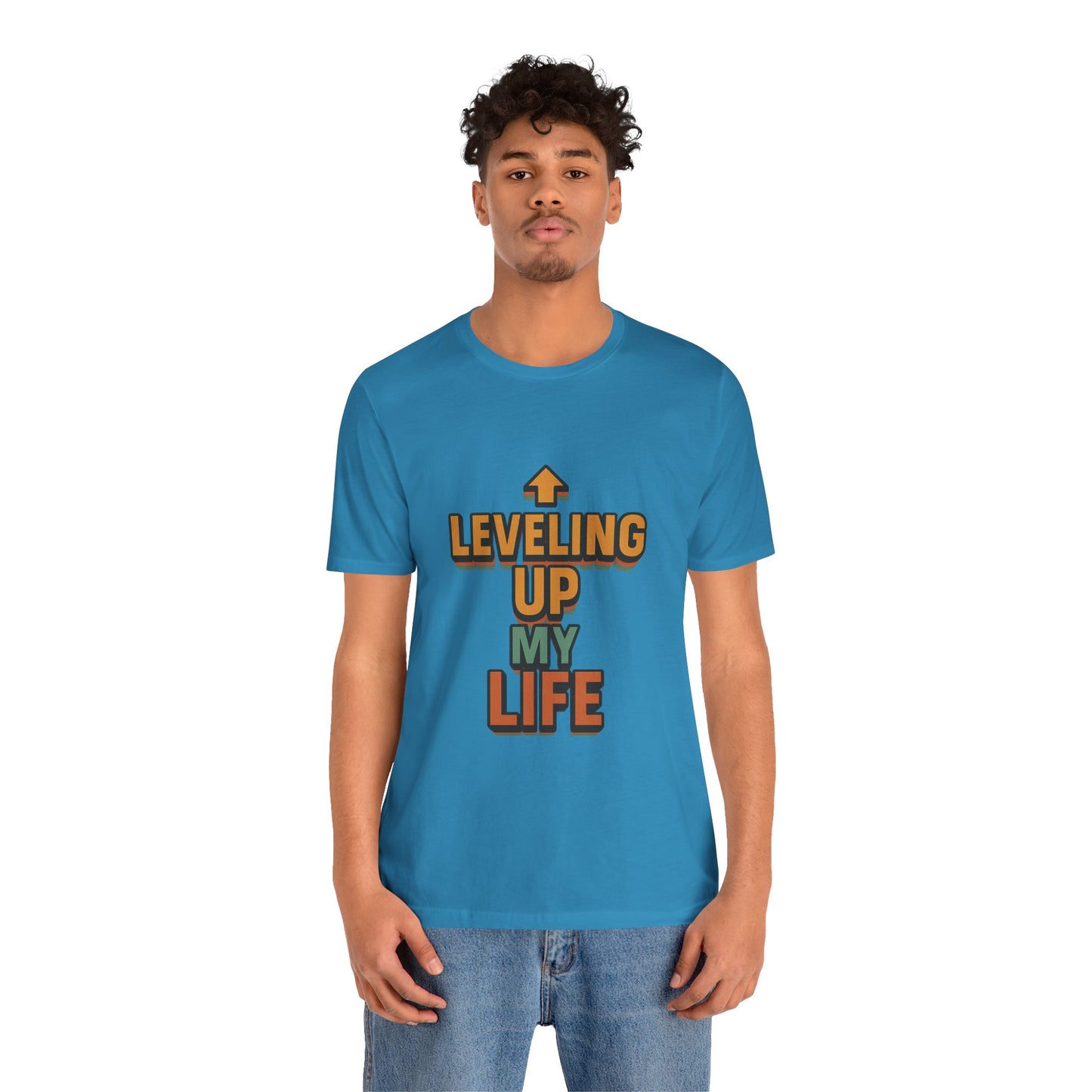 Leveling Up My Life Unisex Jersey Short Sleeve Tee T-shirt