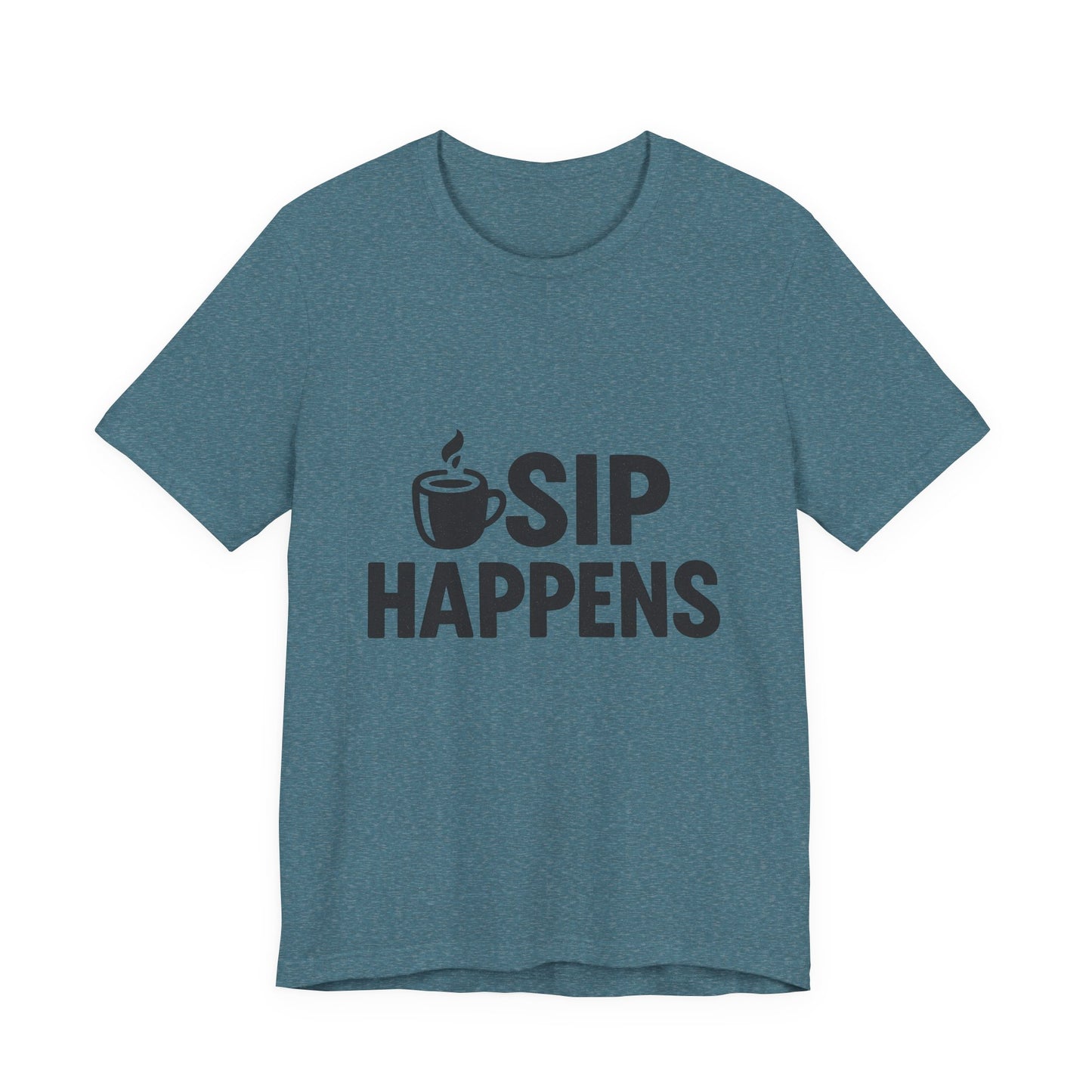 Sip Happens Minimal Edition Unisex Jersey Short Sleeve Tee T-shirt