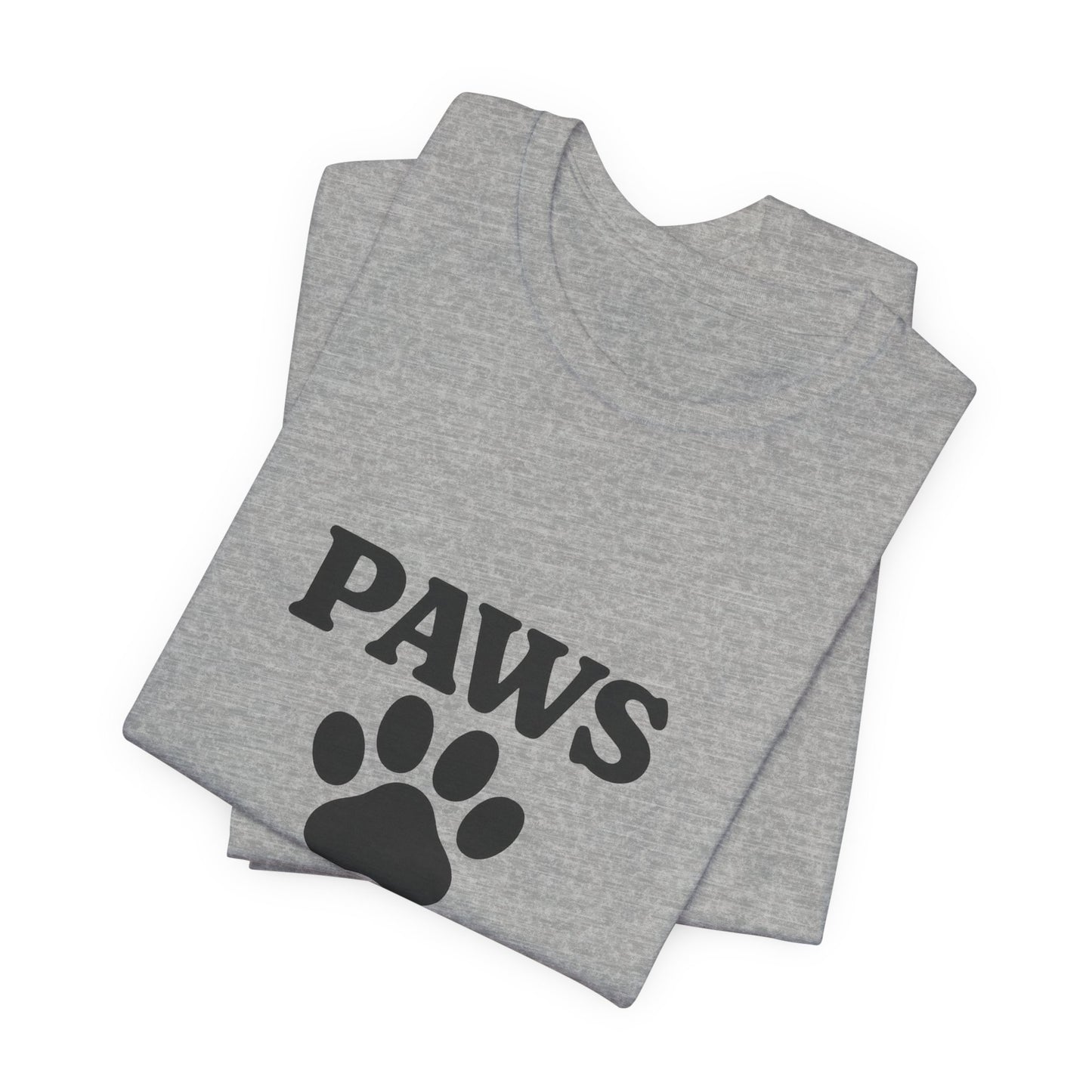 Paws Before Coffee Unisex Jersey Short Sleeve Tee T-shirt