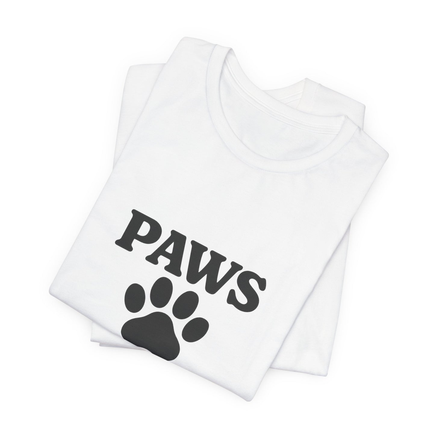 Paws Before Coffee Unisex Jersey Short Sleeve Tee T-shirt