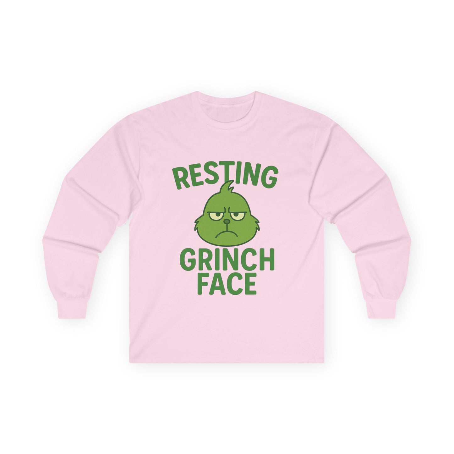 Gringe Face Christmas Unisex Ultra Cotton Long Sleeve Tee T-shirt