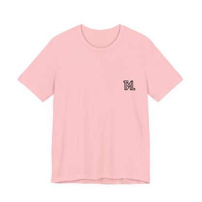 Logo Surf More Worry Less Back Side Design Unisex Jersey Short Sleeve Tee T-shirt