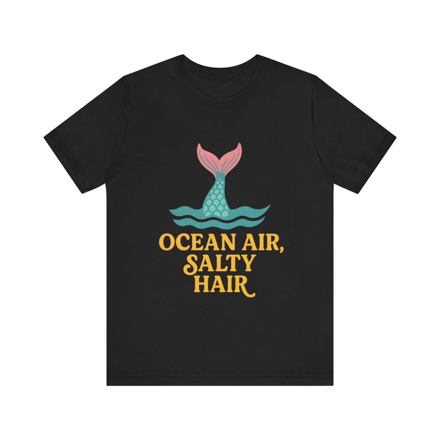 Salty Hair Mermaid Summer Unisex Jersey Short Sleeve Tee T-shirt
