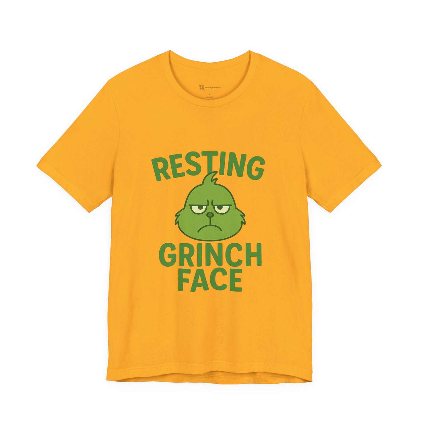 Gringe Resting Face Christmas Unisex Jersey Short Sleeve Tee T-shirt