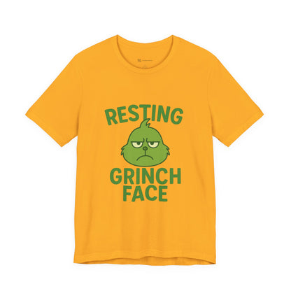Gringe Resting Face Christmas Unisex Jersey Short Sleeve Tee T-shirt