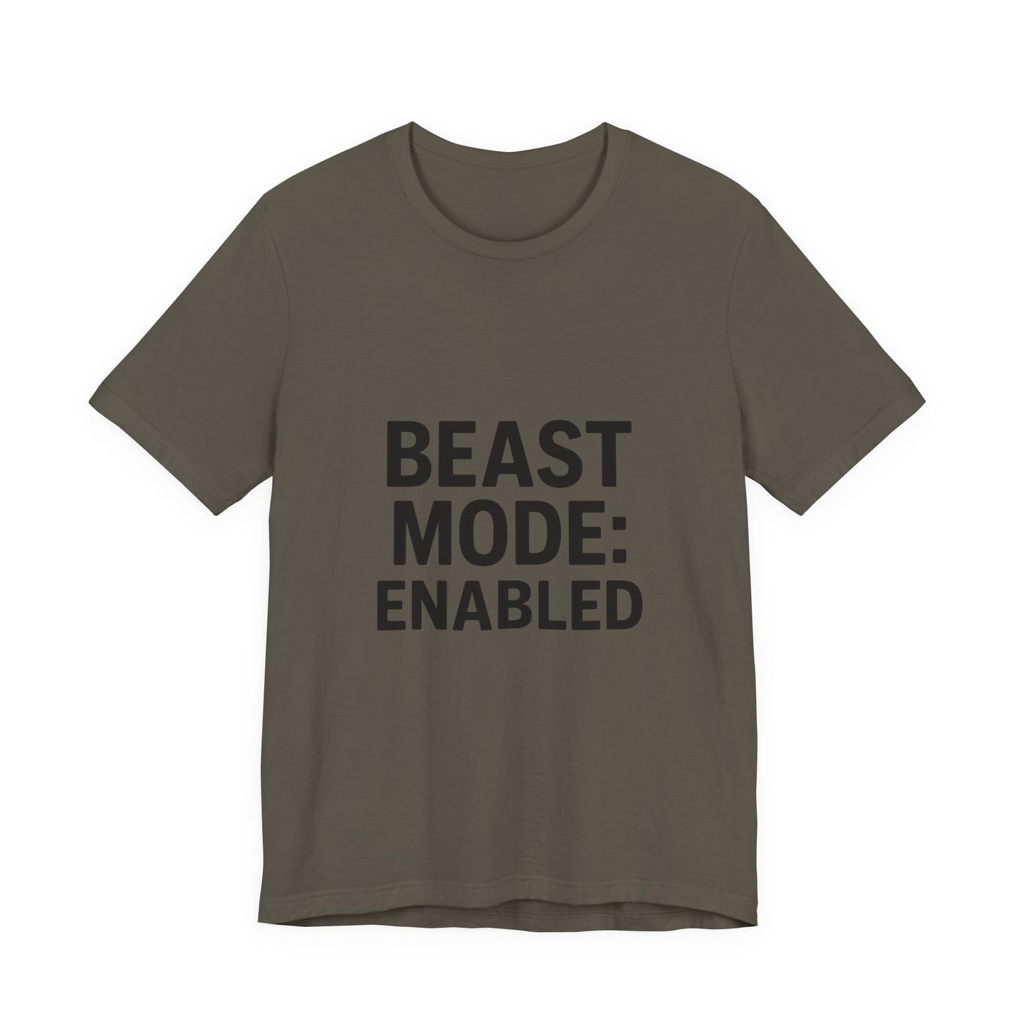 Beast Mode Enabled Unisex Jersey Short Sleeve Tee T-shirt